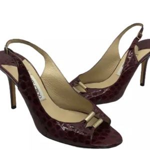 Jimmy Choo London Womens Shoes Crocodile